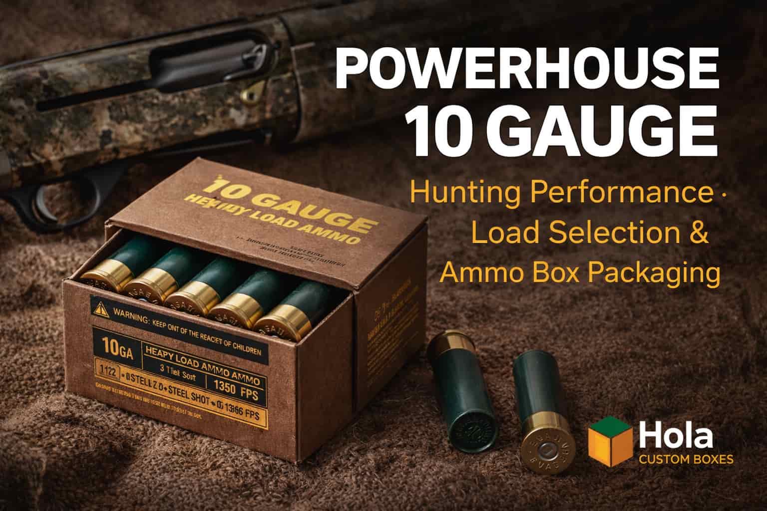 Powerhouse 10 Gauge: Hunting Uses, Load Selection, and Durable Custom Ammo Box Packaging