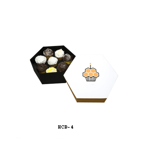 Custom printed cupcake packaging boxes wholesale