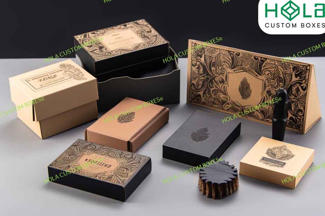 custom kraft soap boxes