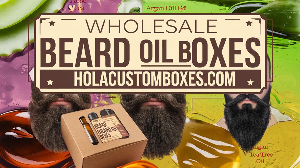 custom beard oil boxes