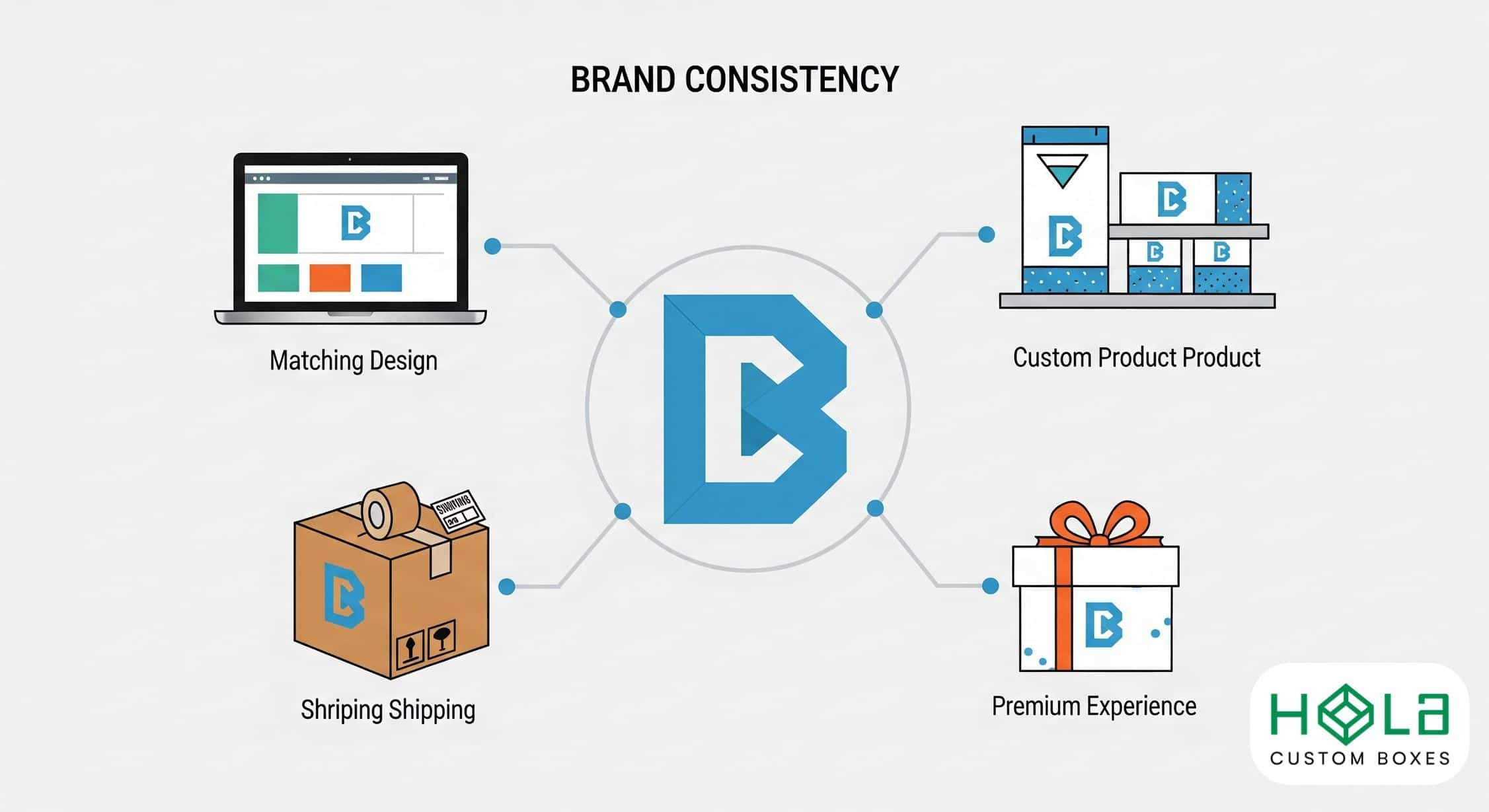 How Custom Boxes with Logo Strengthen Brand Identity