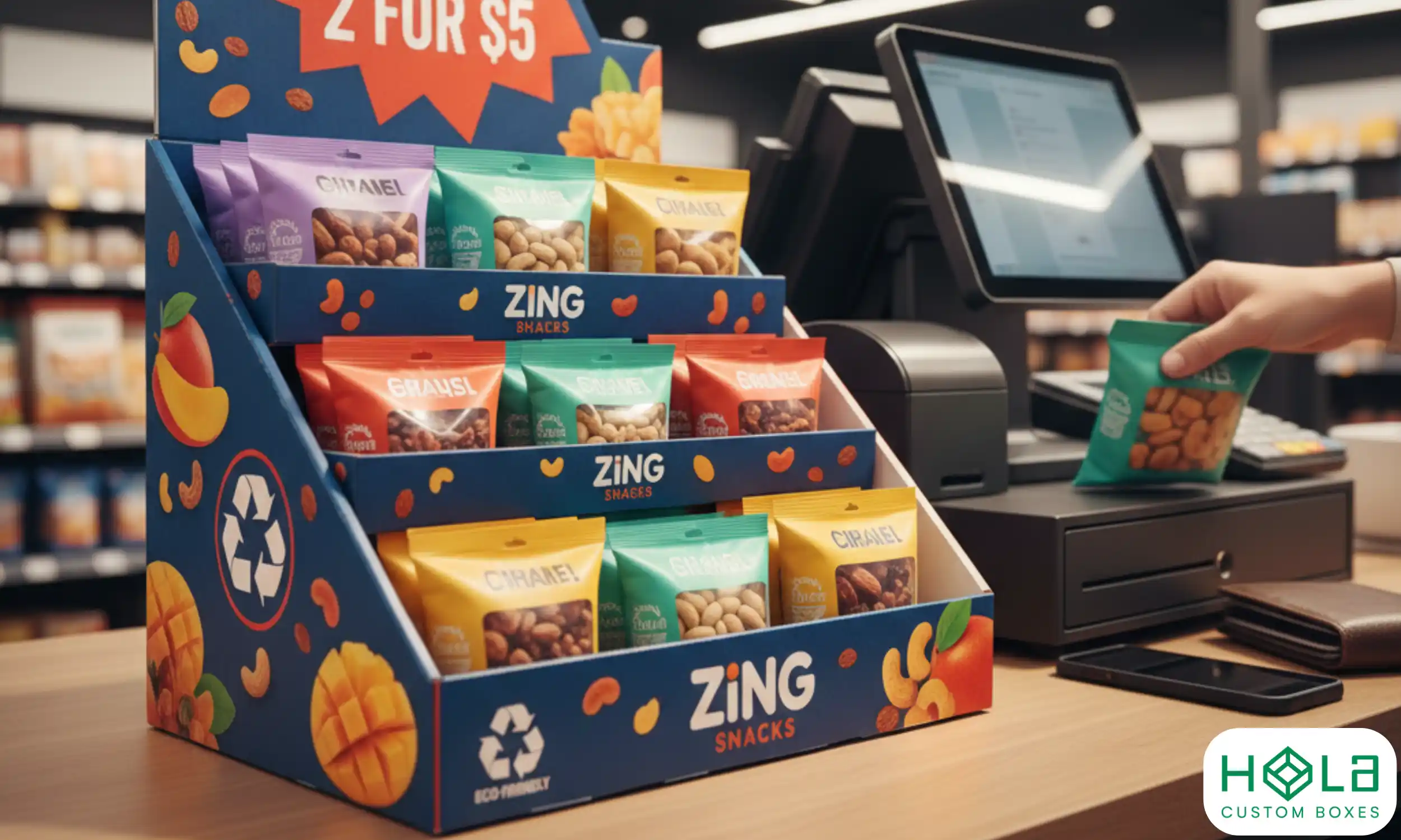 The Role of Custom Display Boxes in Supermarket Branding