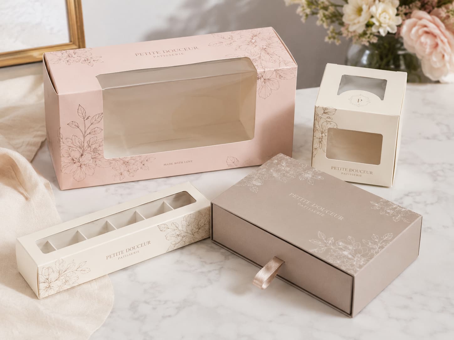 Pink Retail Packaging With Beautiful Design