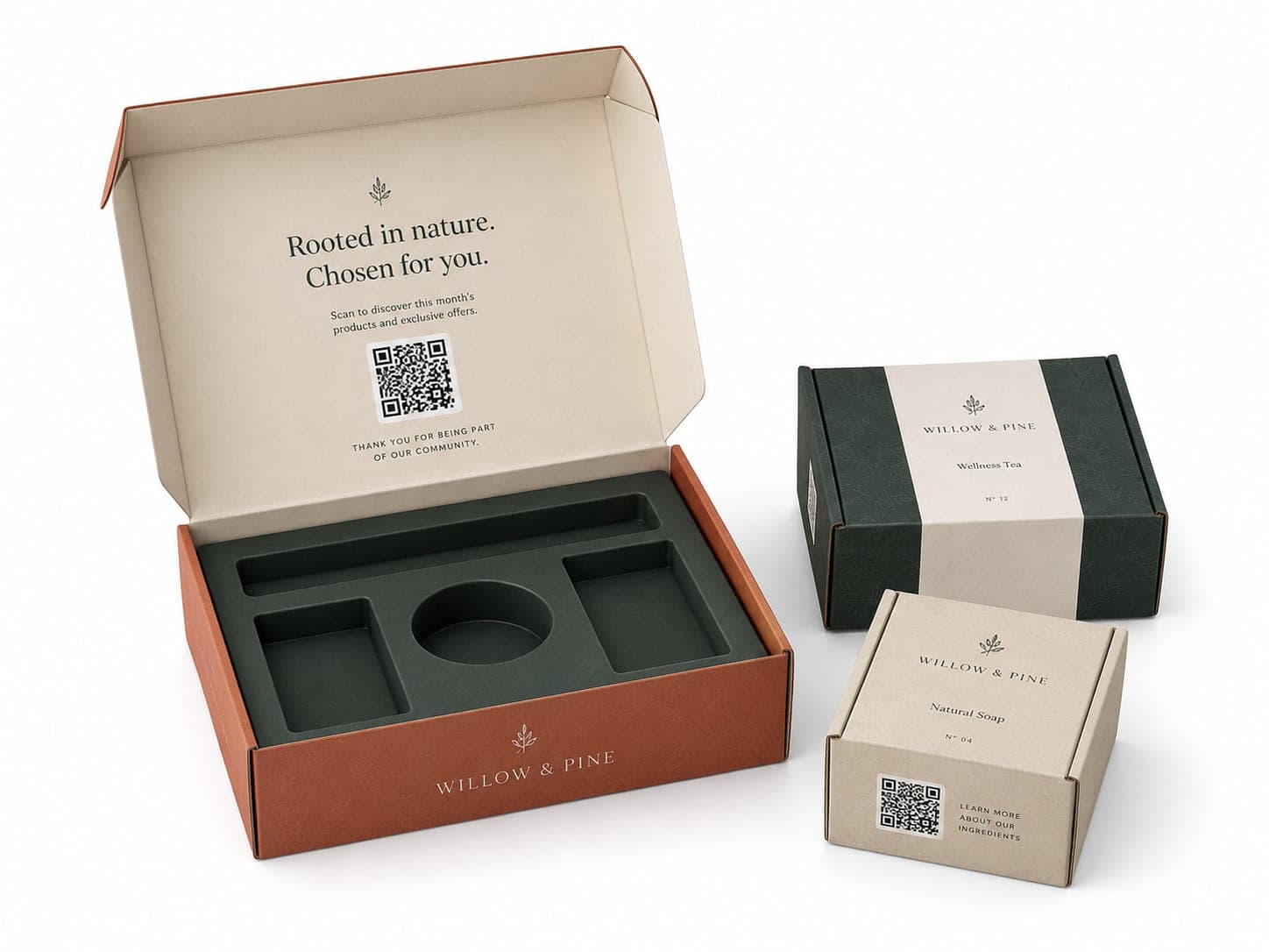 Custom QR Code Boxes
