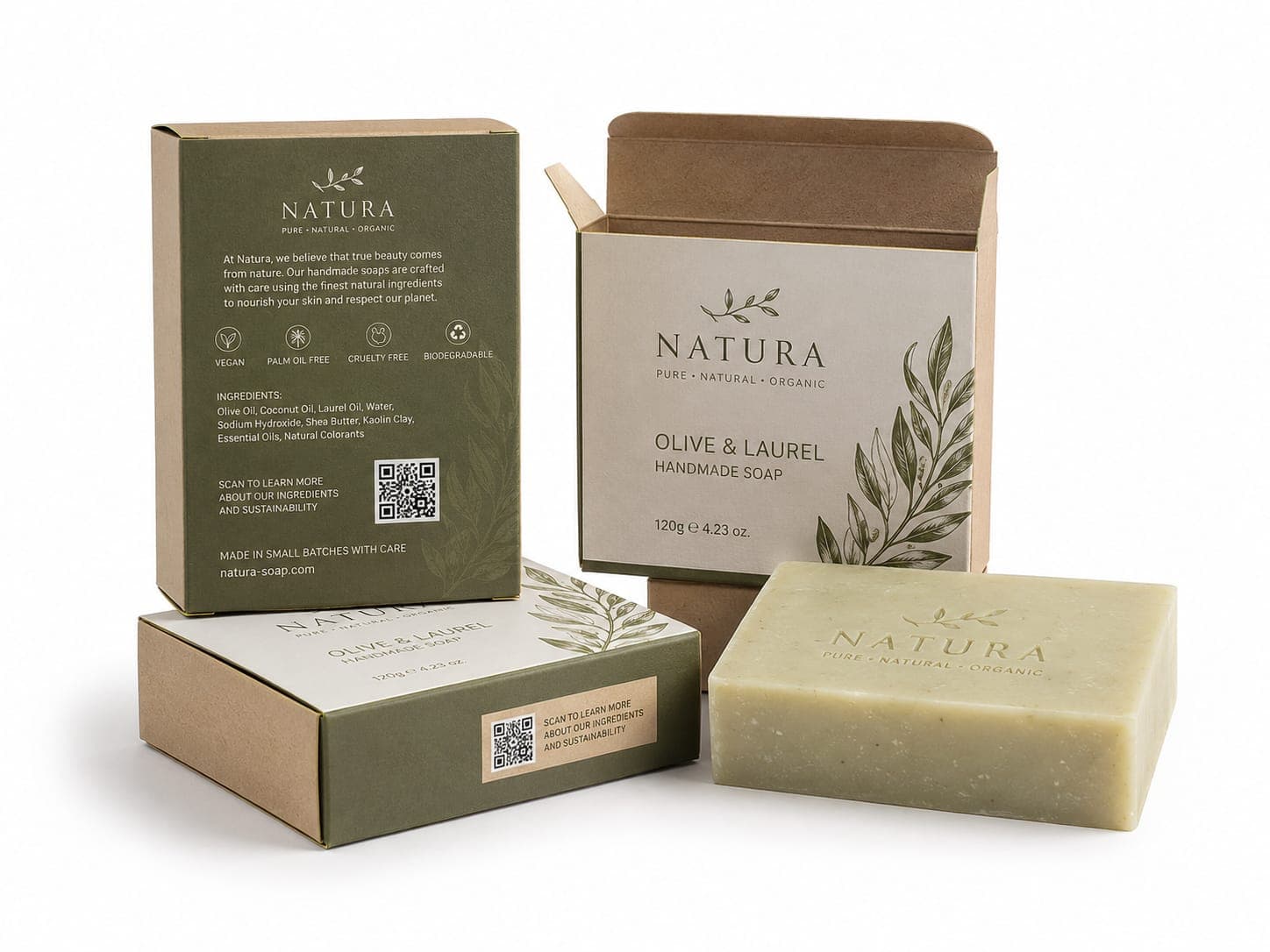 Custom Soap QR Code Boxes
