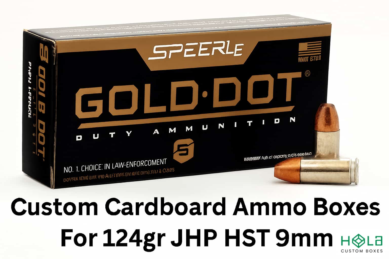 Why Cardboard Ammo Boxes Are the Smart Choice for 124gr JHP HST 9mm Rounds