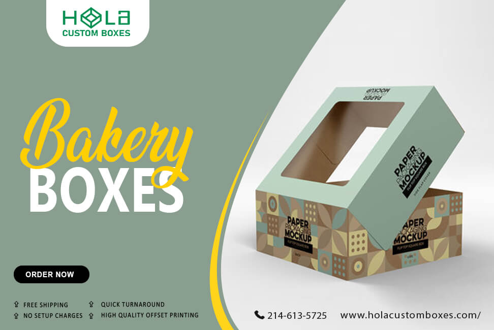 Boost Your Bakery Brand With Custom and Wholesale Bakery Boxes