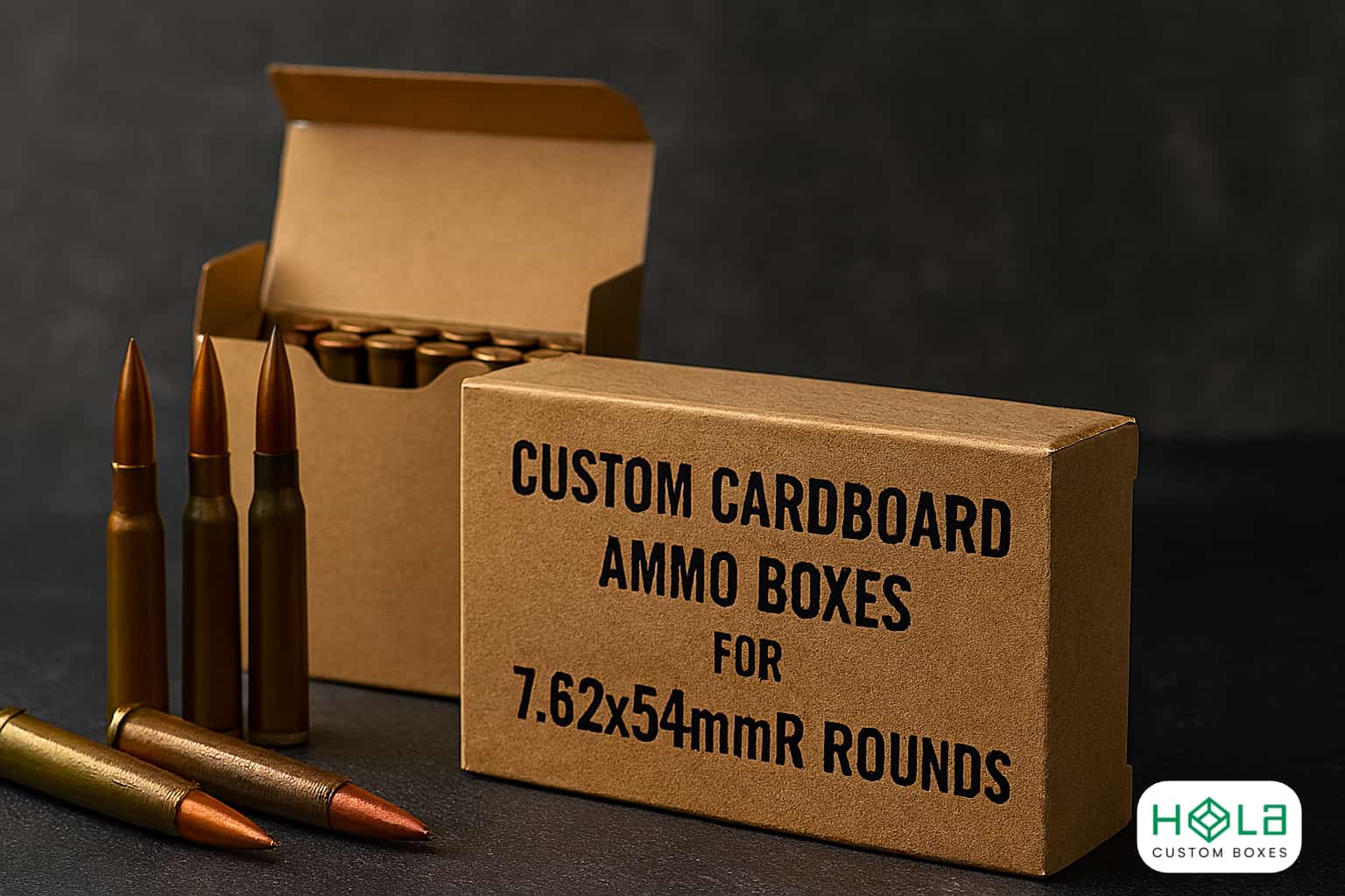 Packaging the Power: Custom Cardboard Ammo Boxes for 7.62x54mmR Rounds