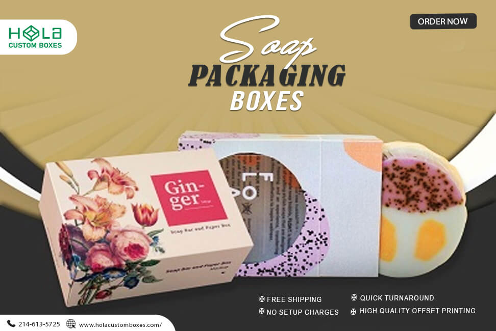 Custom Soap Boxes with Your Logo Wholesale Packaging