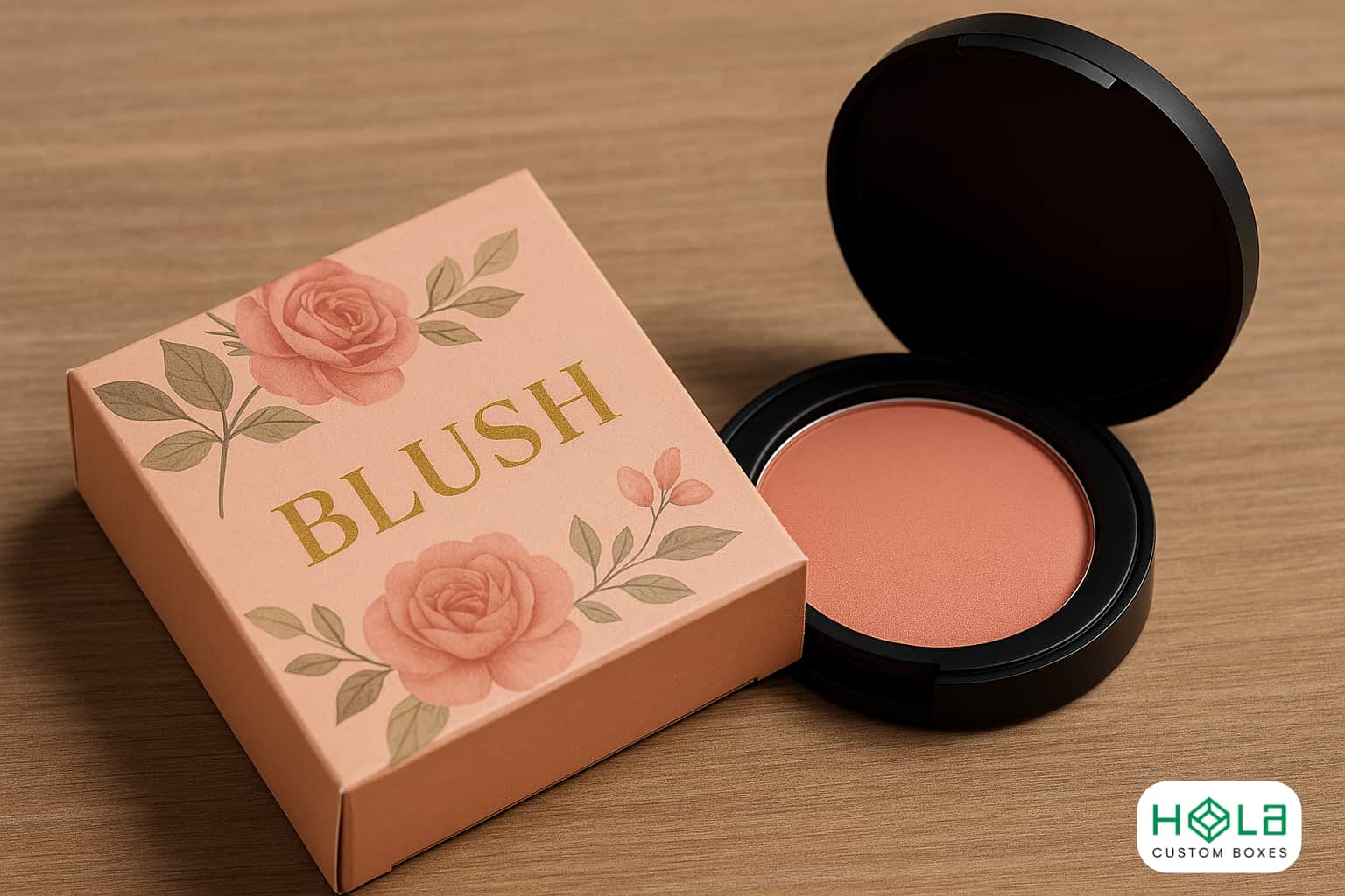 Custom Blush Packaging Boxes That Radiate Beauty and Charm