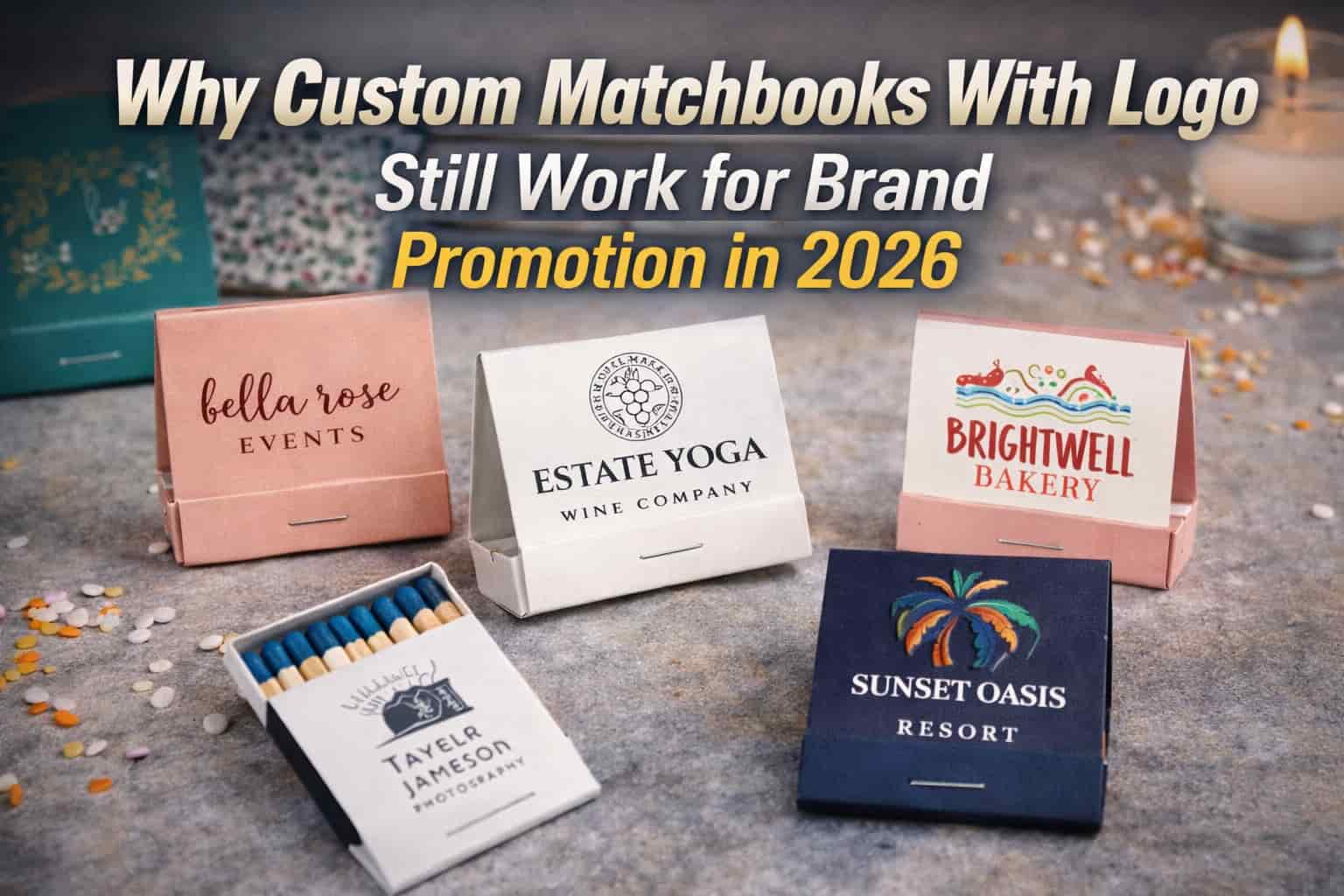Why Custom Matchbooks With Logo Still Work for Brand Promotion in 2026