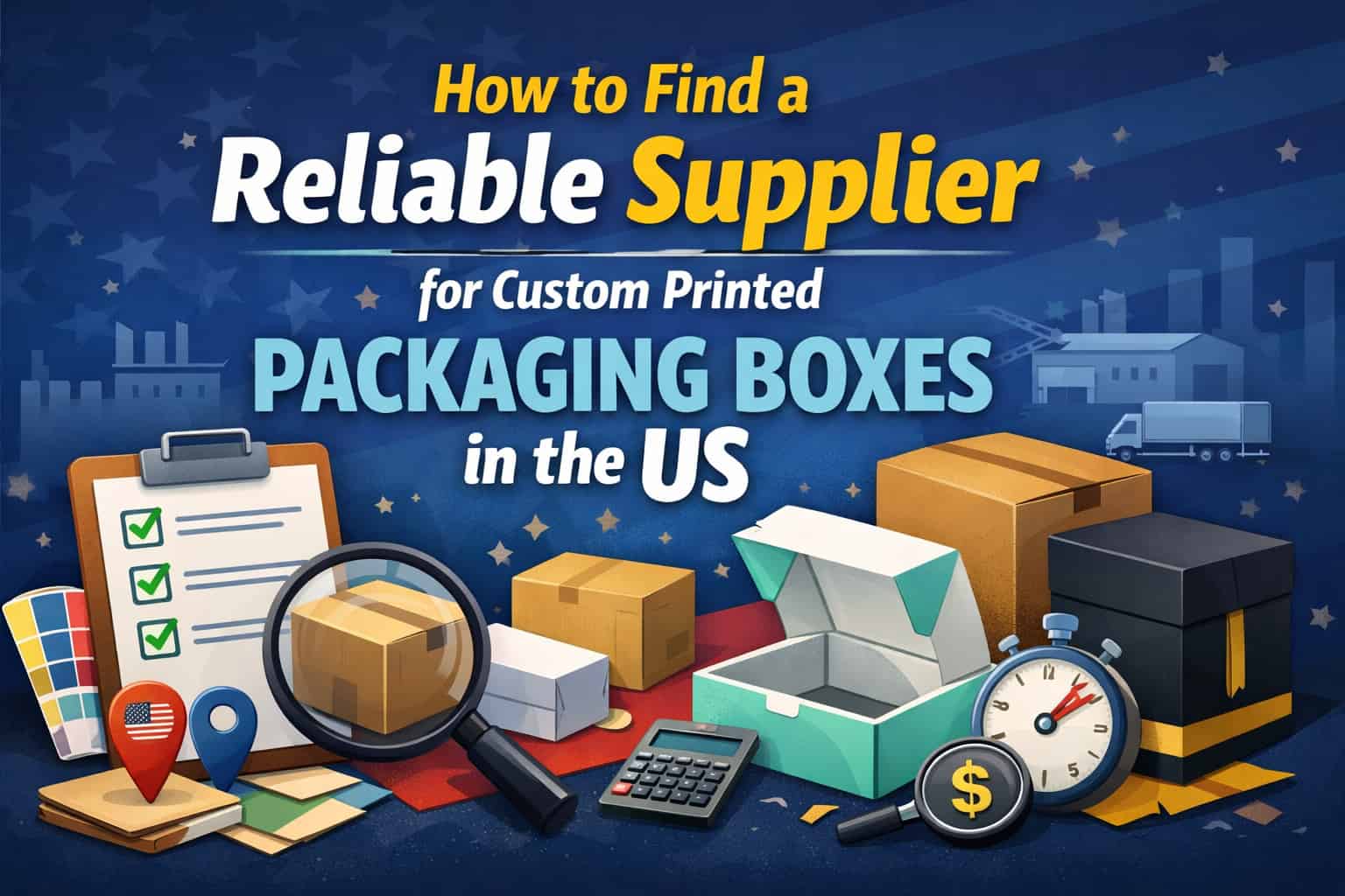 How to Find a Reliable Supplier for Custom Printed Packaging Boxes in the US?